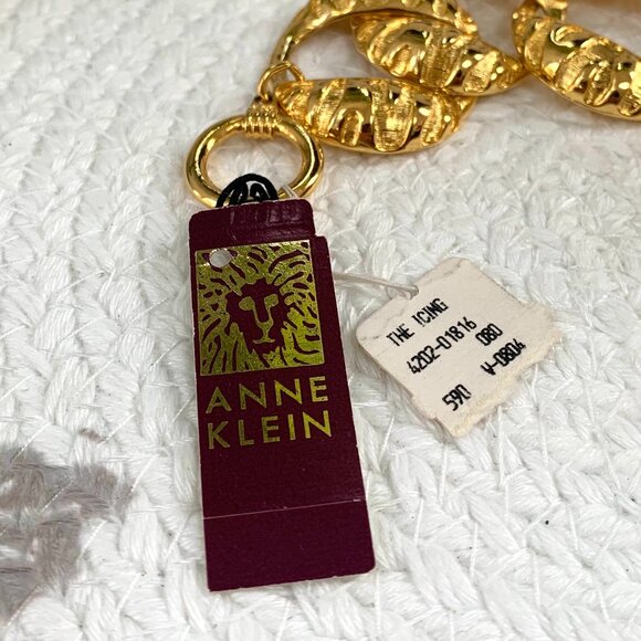 Vtg ANNE KLEIN Chunky Bracelet - Picture 4 of 11